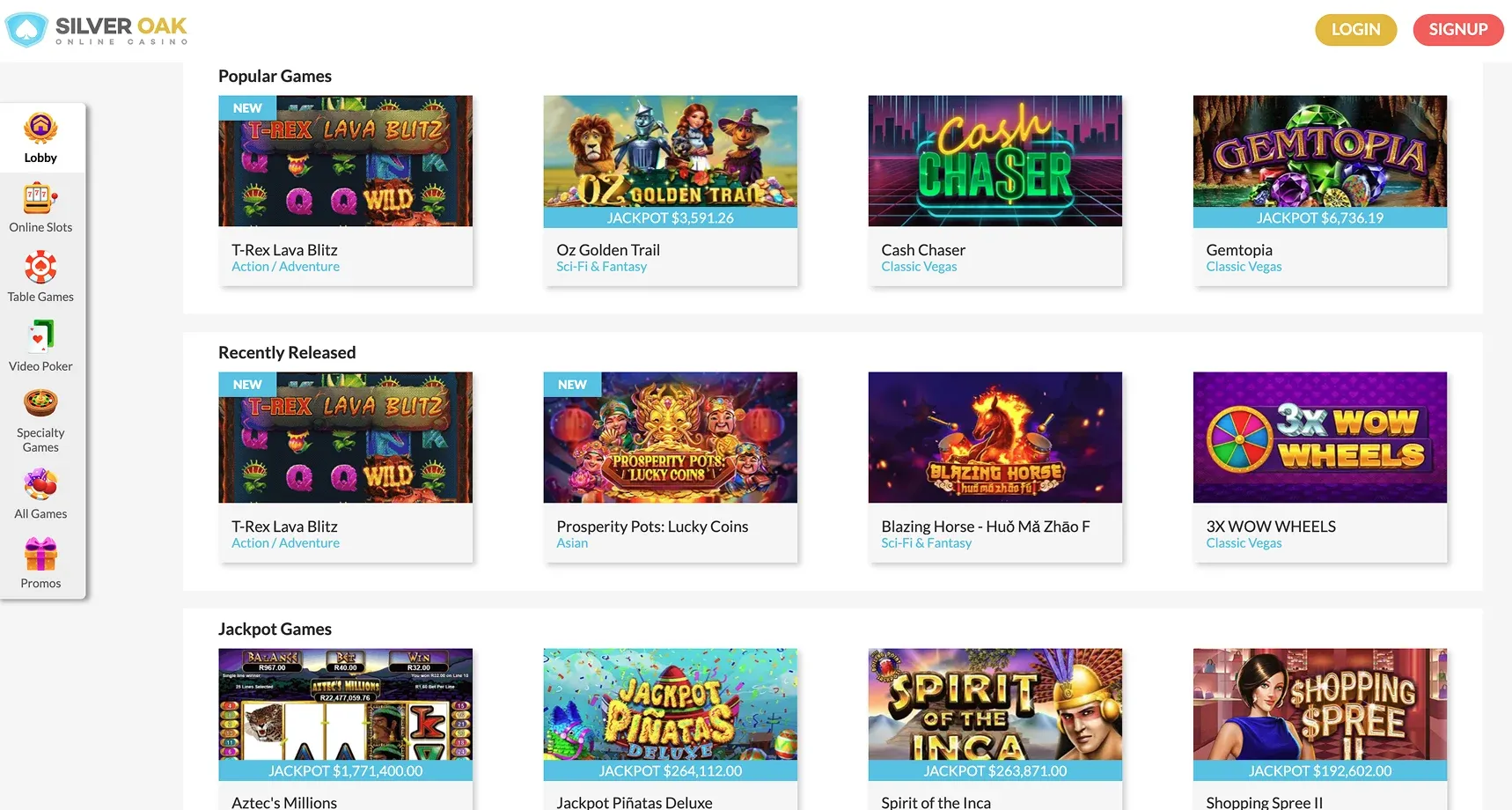 Silver Oak Casino Silver Oak Casino